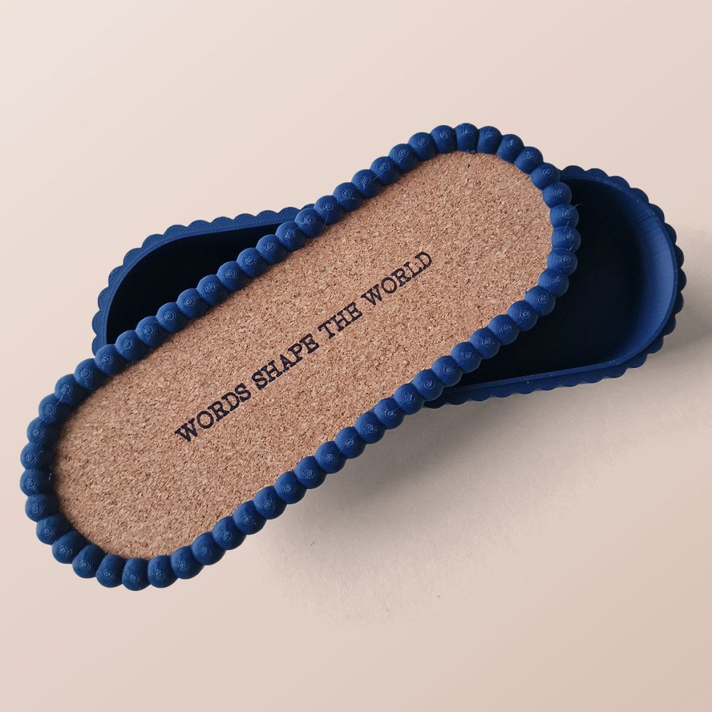 Quirky Pen Case – Words Shape The World