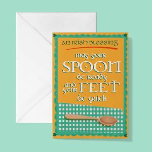 Wooden Spoon - Irish Blessing Gift Card