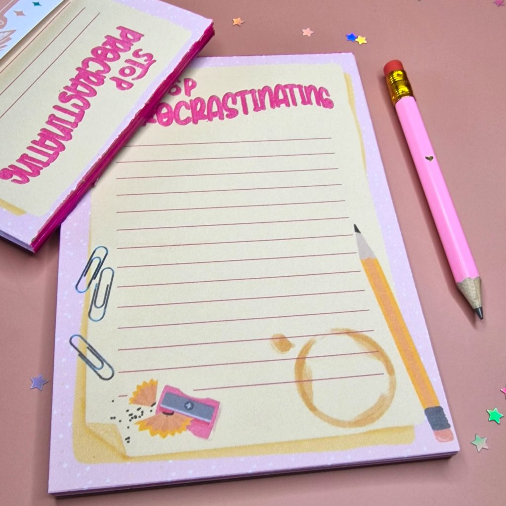 Stop Procrastinating A6 Notepad