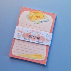 Spread Thin A6 Notepad - Funny Notepad